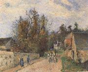 Camille Pissarro The Mailcoach The Road from Ennery to the Hermitage Germany oil painting artist